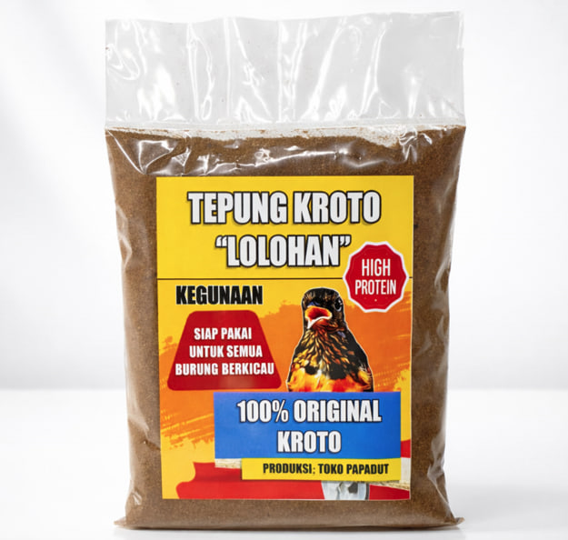 tepung kroto lolohan papadut